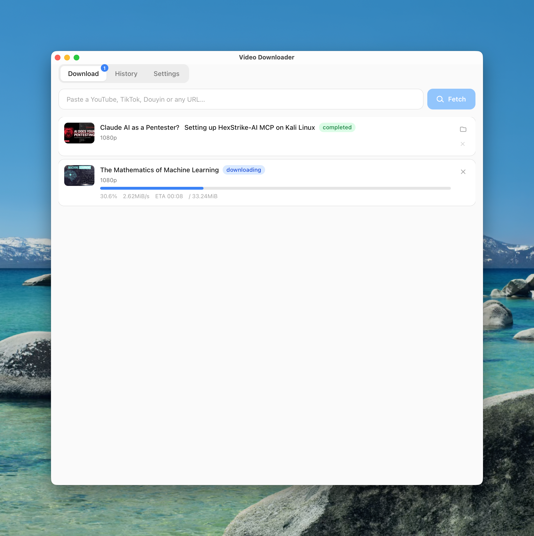 Active download